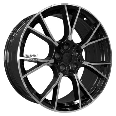 PDW 9.5x19/5x112 ET33 D66.6 5407 Gloss Black Machine Face